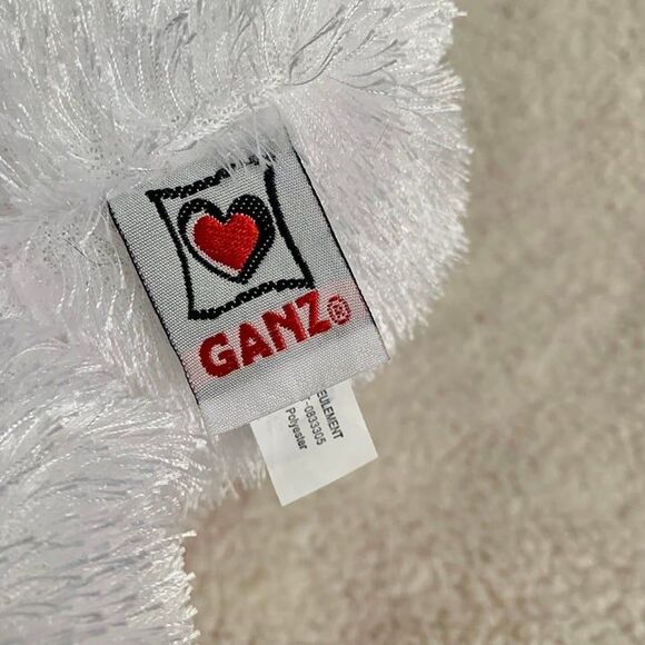 Ganz Webkinz White Snowman No Code Plush Winter Christmas Fuzzy Stuffed Animal - Picture 5 of 6